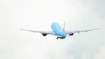 klm boeing 777 partida video