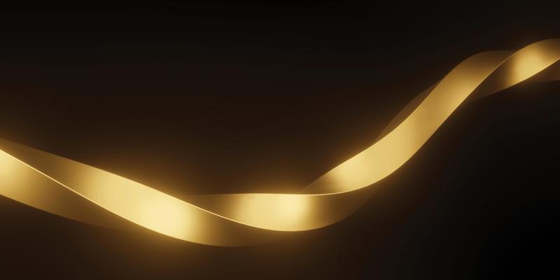 Gold Ribbons Stock Photos, Images and Backgrounds for Free Download