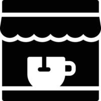 ilustración de vector de café en un fondo. símbolos de calidad premium. iconos vectoriales para concepto y diseño gráfico.