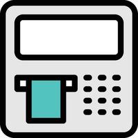 atm machine vector illustration on a background.Premium quality symbols. vector icons for concept and graphic design.