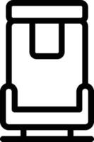 seat vector illustration on a background.Premium quality symbols. vector icons for concept and graphic design.