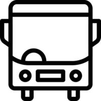 ilustración de vector de autobús en un fondo. símbolos de calidad premium. iconos vectoriales para concepto y diseño gráfico.