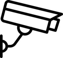 ilustración vectorial de cctv en un fondo. símbolos de calidad premium. iconos vectoriales para concepto y diseño gráfico. vector