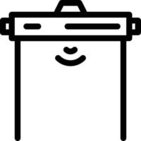 scanner vector illustration on a background.Premium quality symbols. vector icons for concept and graphic design.