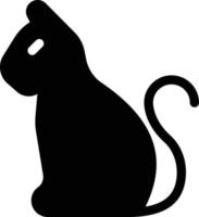 ilustración de vector de gato en un fondo. símbolos de calidad premium. iconos vectoriales para concepto y diseño gráfico.