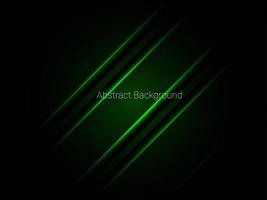 Abstract green geometric dynamic design pattern background vector