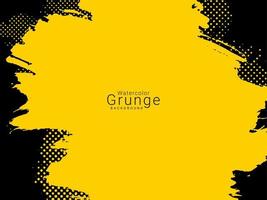 abstract yellow grunge texture background vector