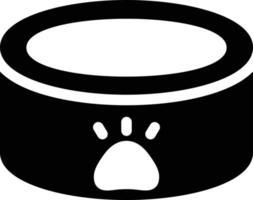 pet bowl vector illustration on a background.Premium quality symbols. vector icons for concept and graphic design.