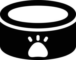 pet bowl ilustración vectorial sobre un fondo. símbolos de calidad premium. iconos vectoriales para concepto y diseño gráfico. vector