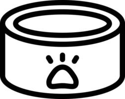 pet bowl vector illustration on a background.Premium quality symbols. vector icons for concept and graphic design.