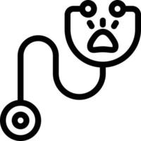 stethoscope vector illustration on a background.Premium quality symbols. vector icons for concept and graphic design.