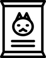cat food vector illustration on a background.Premium quality symbols. vector icons for concept and graphic design.