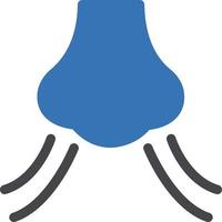 nose vector illustration on a background.Premium quality symbols. vector icons for concept and graphic design.