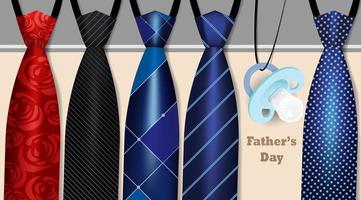 happy international father's day concept, can be use for card, poster, website, brochure background. vector illustration