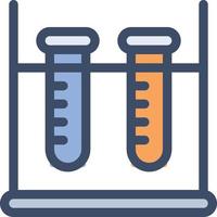 test tubes vector illustration on a background.Premium quality symbols. vector icons for concept and graphic design.