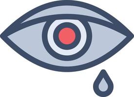 eye drop vector illustration on a background.Premium quality symbols. vector icons for concept and graphic design.