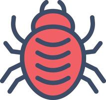 bug vector illustration on a background.Premium quality symbols. vector icons for concept and graphic design.