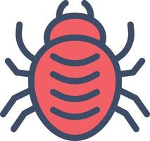 bug vector illustration on a background.Premium quality symbols. vector icons for concept and graphic design.