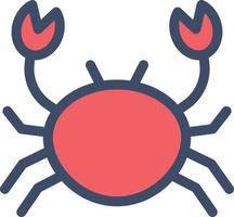 crab vector illustration on a background.Premium quality symbols. vector icons for concept and graphic design.