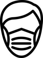 mask vector illustration on a background.Premium quality symbols. vector icons for concept and graphic design.