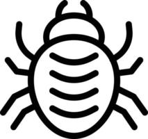 bug vector illustration on a background.Premium quality symbols. vector icons for concept and graphic design.