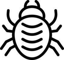 bug vector illustration on a background.Premium quality symbols. vector icons for concept and graphic design.