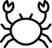 crab vector illustration on a background.Premium quality symbols. vector icons for concept and graphic design.