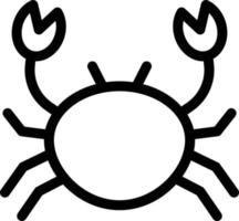 crab vector illustration on a background.Premium quality symbols. vector icons for concept and graphic design.