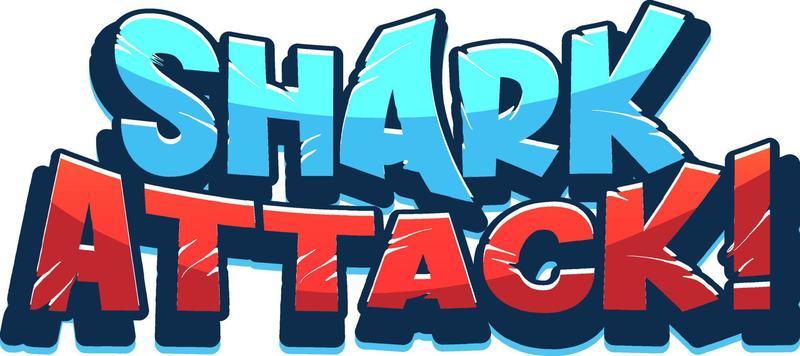 Font design for shark attack