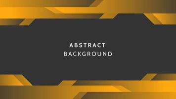 Dark Gold Abstract geometric tech corporate design premium background vector