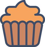 cupcake vector illustration on a background.Premium quality symbols. vector icons for concept and graphic design.