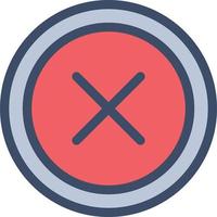 cancel vector illustration on a background.Premium quality symbols. vector icons for concept and graphic design.