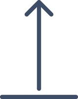 arrow up vector illustration on a background.Premium quality symbols. vector icons for concept and graphic design.