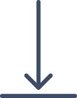 arrow down vector illustration on a background.Premium quality symbols. vector icons for concept and graphic design.