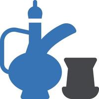 ilustración de vector de té en un fondo. símbolos de calidad premium. iconos vectoriales para concepto y diseño gráfico.