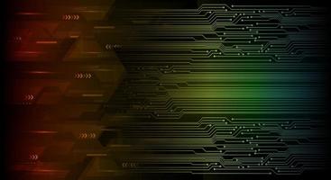 cyber circuit future technology concept background vector