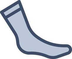 sock vector illustration on a background.Premium quality symbols. vector icons for concept and graphic design.