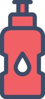 bottle vector illustration on a background.Premium quality symbols. vector icons for concept and graphic design.