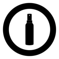 Spray icon black color in circle vector