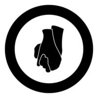 hand holding another hand vector