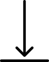 arrow down vector illustration on a background.Premium quality symbols. vector icons for concept and graphic design.