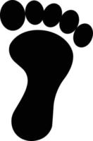 footprint vector illustration on a background.Premium quality symbols. vector icons for concept and graphic design.