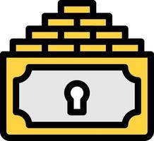 ingot vector illustration on a background.Premium quality symbols. vector icons for concept and graphic design.