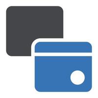 credit card vector illustration on a background.Premium quality symbols. vector icons for concept and graphic design.