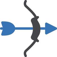 archery arrow vector illustration on a background.Premium quality symbols. vector icons for concept and graphic design.