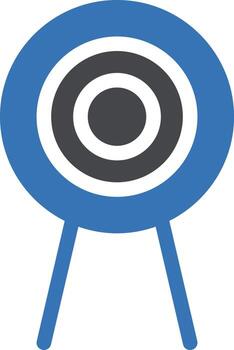 dart board vector illustration on a background.Premium quality symbols. vector icons for concept and graphic design.