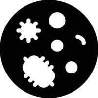 ilustración vectorial de bacterias en un fondo. símbolos de calidad premium. iconos vectoriales para concepto y diseño gráfico. vector