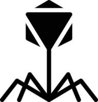 ilustración de vector de virus en un fondo. símbolos de calidad premium. iconos vectoriales para concepto y diseño gráfico.