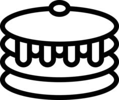 cake vector illustration on a background.Premium quality symbols. vector icons for concept and graphic design.