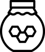 ilustración de vector de miel en un fondo. símbolos de calidad premium. iconos vectoriales para concepto y diseño gráfico.